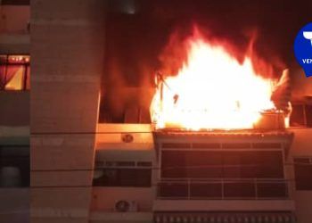 Caracas: Incendio con dos víctimas fatales en apartamento de los Palos Grandes (Imágenes + Video)