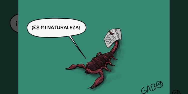 La Caricatura de Así Lo Mira Gabo de esta semana: «¡Es mi naturaleza!»