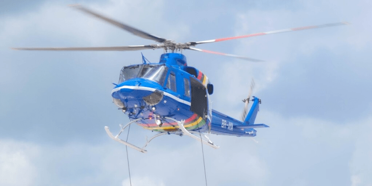 La Fuerza de Defensa de Guyana inició las operaciones de búsqueda y rescate del helicóptero Bell 412 Helicopter (8R-AYA).