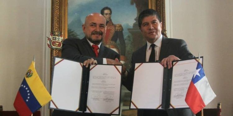 Gobiernos de Venezuela y Chile firman convenio para el combatir el crimen organizado
