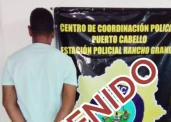 Carabobo: Policarabobo detiene a sujeto por agresión física en un comercio de Puerto Cabello (+ Video)