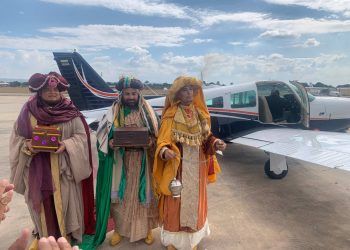 Reyes Magos en el Aeroclub de Valencia