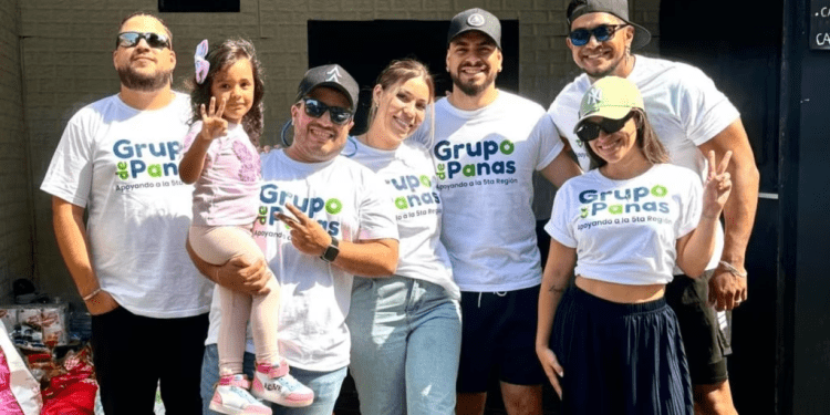 Grupo de Panas decidió unirse para recolectar alimentos no perecederos y agua para llevar a las personas afectadas.