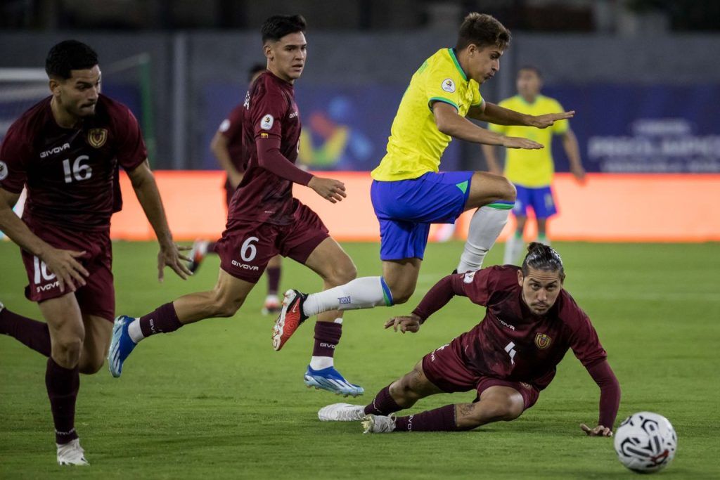 Venezuela se impone a Brasil y pasa a fase final del Conmebol Preolímpico- Imágenes Miguel Gutierrez