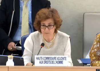 Nada Al-Nashif, Alta Comisionada adjunta para los DDHH de la Organización de Naciones Unidas (ACNUDH).