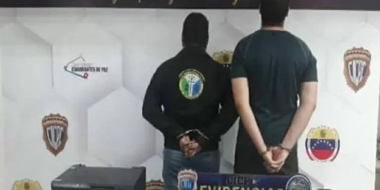 Falcón: CICPC detiene a dos falsos sujetos que se hacían pasar por detectives de la institución