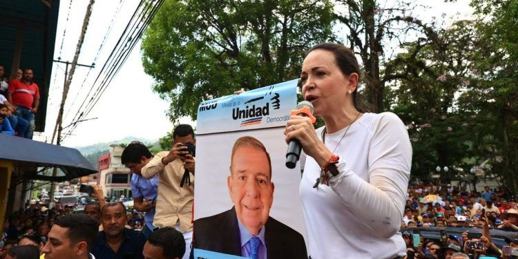 María Corina Machado retoma la campaña y llama a votar por el candidato de la UNIDAD, Edmundo González (+ Videos)