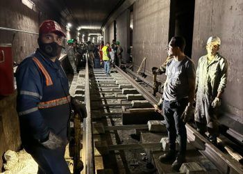 Continúan trabajos en estación Colegio de Ingenieros del Metro de Caracas