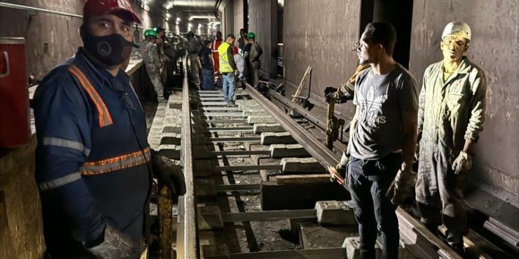 Continúan trabajos en estación Colegio de Ingenieros del Metro de Caracas