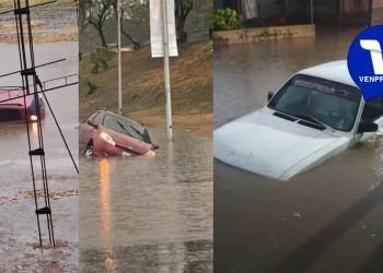 Carabobo bajo intensa lluvia al amanecer, se convirtió en zonas intransitables e inundaciones con numerosos vehículos afectados (Imágenes +Videos)