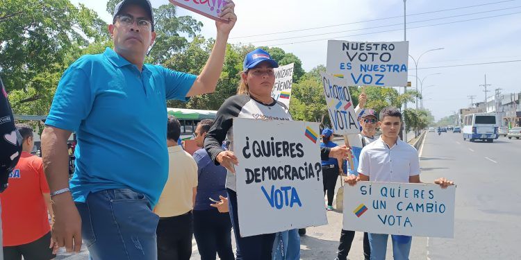 UNT desplegado en Carabobo para promover la participación en la elección presidencial