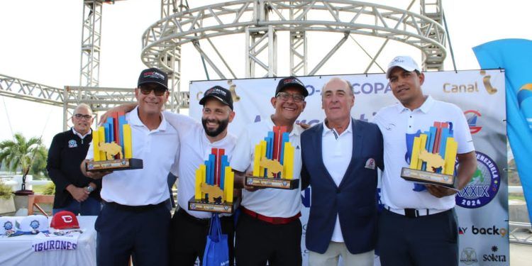Luis Rojas y su equipo se impusieron en el Pro Am, del XXXlV Abierto de Venezuela de golf Copa Mercantil