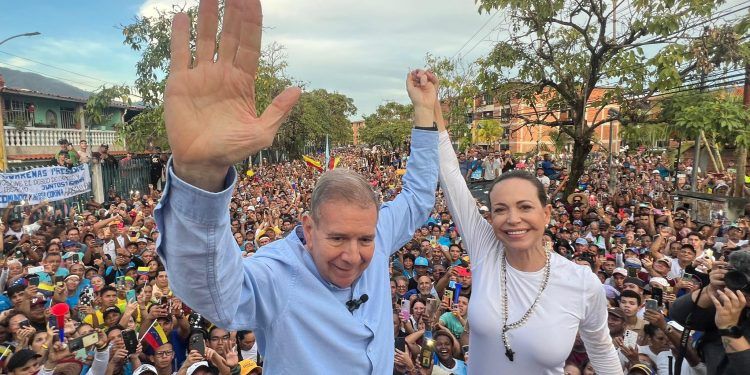 Miranda: Así fue la concentración de Edmundo González y María Corina Machado en Guatire ( + Imágenes)