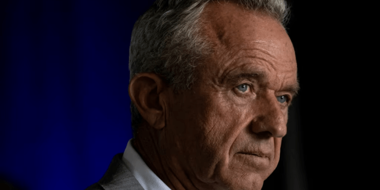 El candidato libertario Robert F. Kennedy Jr. captado en un evento de campaña en Aurora, Colorado, U.S., May 19, 2024.
