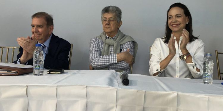 Acción Democrática se reunió con Edmundo González y María Corina Machado con miras a la organización del voto