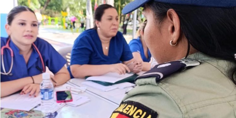 Funcionarias de Polivalencia fueron beneficiadas con jornada de atención médica