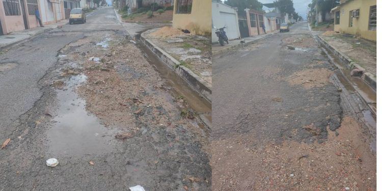 Carabobo: Vecinos de Tocuyito, denuncian deterioro de la calle Simón Rodríguez de Los Chorritos