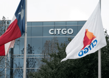 Fotografía de archivo de la fachada de una sede de la empresa petrolera venezolana Citgo en Texas, Estados Unidos. El gobierno venezolano rechazó el proceso de subasta de sus acciones en el país norteamericano.