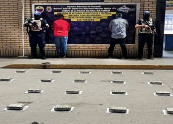 Falcón: Incautadas 20 panelas de cocaína en Tucacas