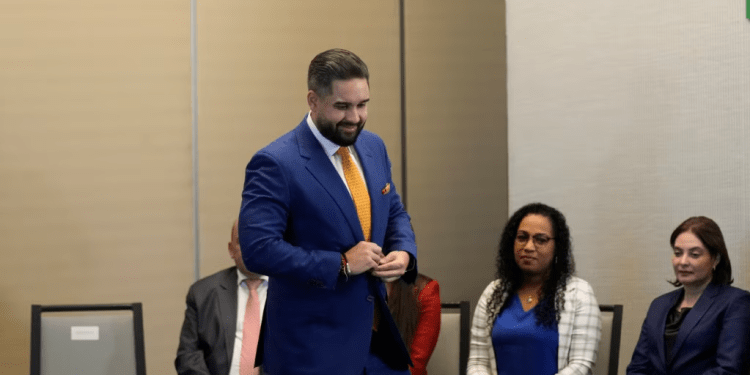 ARCHIVO - Nicolás Maduro Guerra, durante la firma de un acuerdo en Ciudad de México, el 26 de noviembre de 2022.