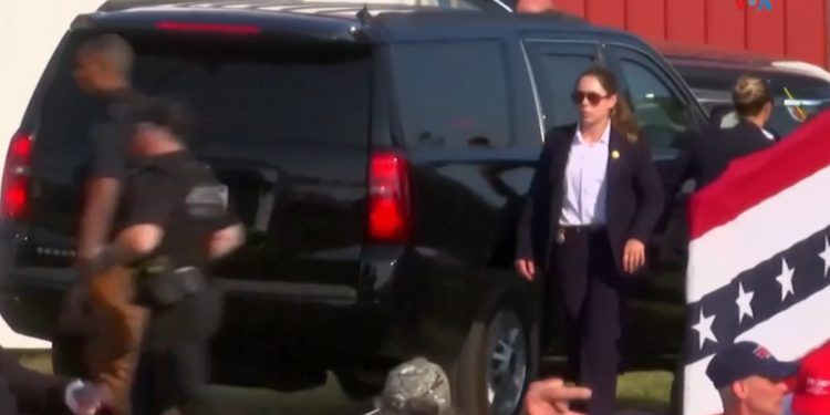 Así reaccionó el Servicio Secreto de EEUU tras disparos en el mitin de Donald Trump (+Video)