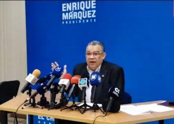Excandidato Enrique Márquez denuncia “delito penal” de rectores del CNE (+ Video)
