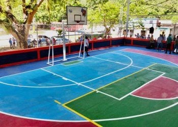 Alcaldía de Puerto Cabello reinauguró cancha deportiva del sector El Peaje en la parroquia Democracia