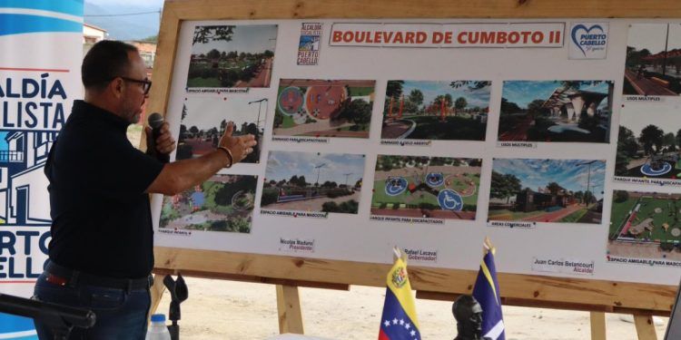 Inician trabajos de construcción del boulevar Generalísimo Francisco de Miranda en Puerto Cabello