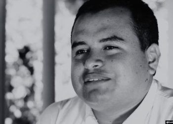 Edwin Santos, miembro fundador y dirigente en el estado venezolano Apure del partido Voluntad Popular. Crédito: Comando Con Vzla. ARCHIVO