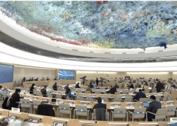 Vista del Consejo de Derechos Humanos de la Naciones Unidas, en Ginebra, Suiza. Archivo.