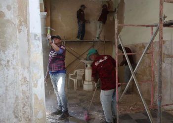 Alcalde de Puerto Cabello supervisó trabajos de recuperación de la Iglesia Nuestra Señora de El Rosario