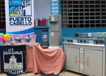 Acondicionan comedores de los planteles educativos en Puerto Cabello
