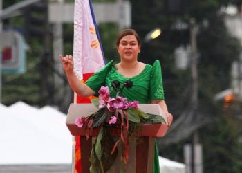 La vicepresidenta electa filipina Sara Duterte en Davao, Filipinas, el 19 de junio del 2022.