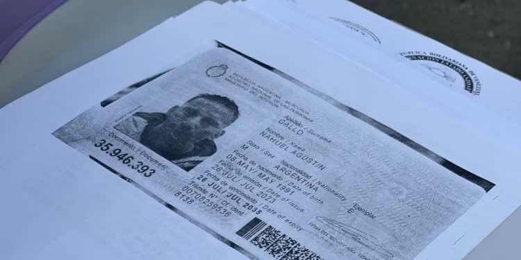 ARCHIVO - El cabo primero, Nahuel Agustín Gallo, suboficial de la Gendarmería Nacional Argentina, de 33 años, ingresó desde Colombia a territorio venezolano, el 8 de diciembre.