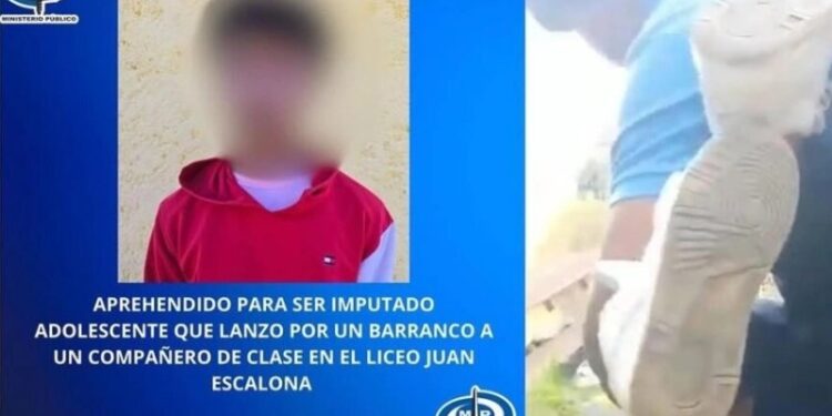 Ministerio Público dicta privativa de libertad a adolescente que lanzó por un barranco a compañero de clases en El Hatillo