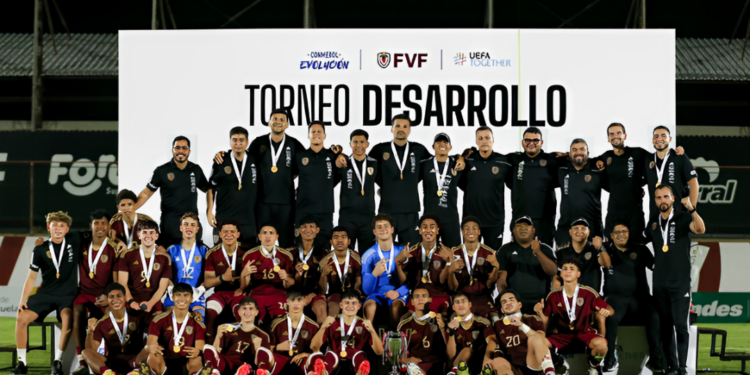 Selección Vinotinto sub17 se titularon Campeones del Torneo Conmebol-UEFA