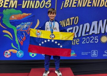 Armando Herrera García se tituló campeón U12 modalidad kumite en el Suramericano de Karate Do en Recife Brasil