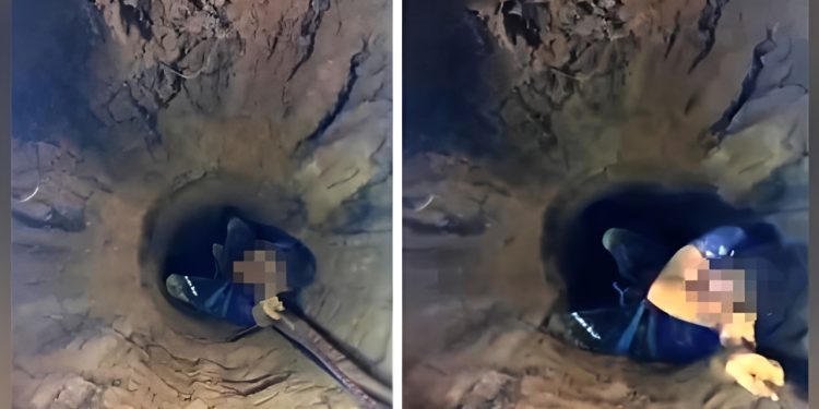 Zulia: Joven de 16 años fue rescatado tras caer en un pozo de 20 metros de profundidad en Maracaibo
