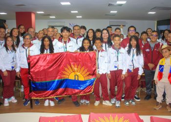 Carabobo abanderó con orgullo a su delegación para los XIX Juegos Deportivos Nacionales Estudiantiles