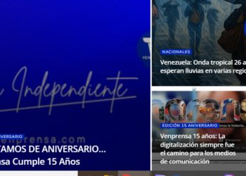 Las 5 Principales Noticias de Venezuela Hoy: Venprensa Cumple Hoy 15 Años Escribiendo La Historia… Y MÁS.