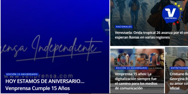 Las 5 Principales Noticias de Venezuela Hoy: Venprensa Cumple Hoy 15 Años Escribiendo La Historia… Y MÁS.