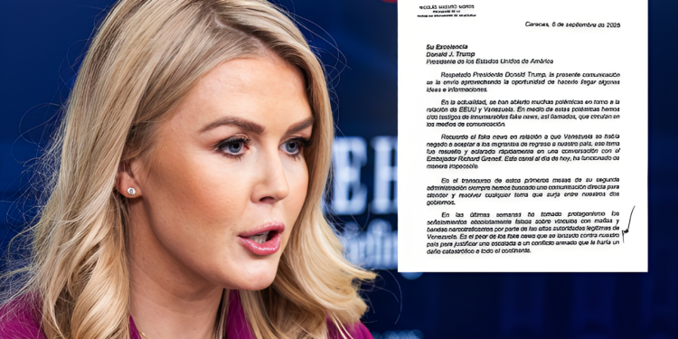 EEUU: Karoline Leavitt, portavoz de la Casa Blanca sobre la carta de Maduro; «hubo muchas mentiras repetidas» dijo
