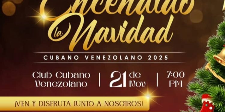 Círculo Cubano Venezolano enciende la Navidad con su tradicional evento