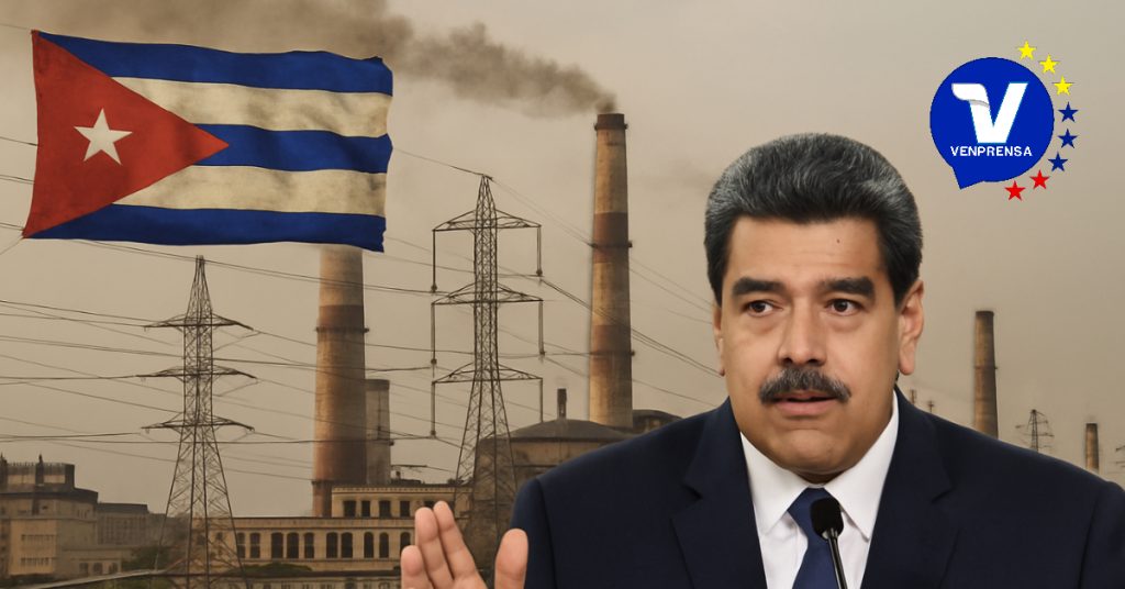 Ilustración sobre el tema de la Misión Milagro propuesta por Nicolás Maduro a los países del ALBA y su apoyo a Cuba para ayudar a resolver su situación de crisis energética en la isla-Diciembre 15 de 2025- Ilustración Venprensa.