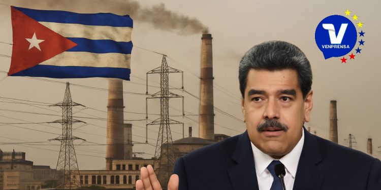 Ilustración sobre el tema de la Misión Milagro propuesta por Nicolás Maduro a los países del ALBA y su apoyo a Cuba para ayudar a resolver su situación de crisis energética en la isla-Diciembre 15 de 2025- Ilustración Venprensa.