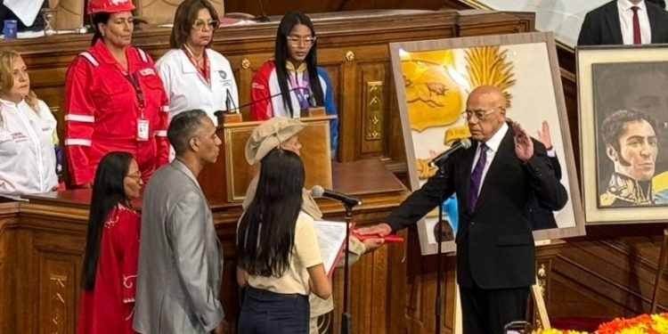 Ratifican a Jorge Rodríguez como presidente de la AN para 2026–2031 Pedro Infante fue elegido primer vicepresidente, Grecia Colmenares segunda vicepresidenta, María Alejandra Hernández secretaria y José Omar Molina subsecretario. venprensa.com