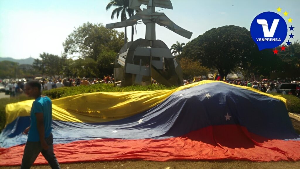 ARCHIVO: Marcha Opositora por los derechos civiles de los venezolanos convocada en Valencia en marzo de 2020- Imágen Venprensa SNNV