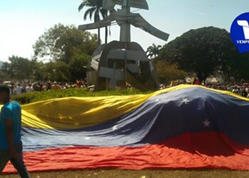 ARCHIVO: Marcha Opositora por los derechos civiles de los venezolanos convocada en Valencia en marzo de 2020- Imágen Venprensa SNNV