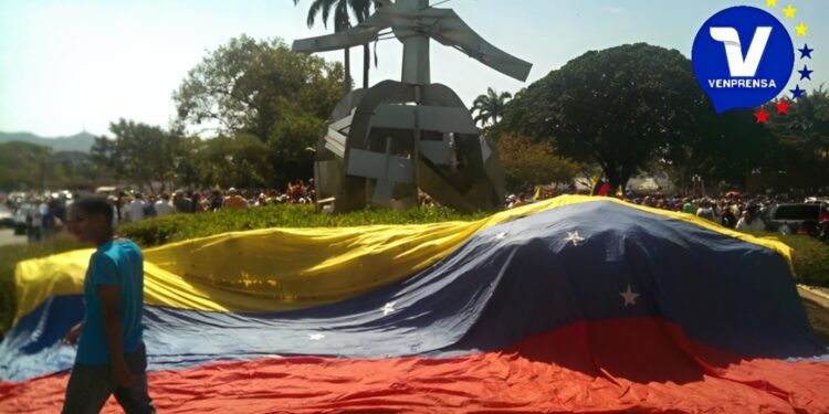 ARCHIVO: Marcha Opositora por los derechos civiles de los venezolanos convocada en Valencia en marzo de 2020- Imágen Venprensa SNNV