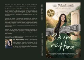 La periodista venezolana Jenny Josselyn Medina, oriunda de Puerto Cabello, anuncia el lanzamiento de su primer libro titulado “No Era Mi Hora”, una obra profundamente humana que relata su experiencia enfrentando un diagnóstico de cáncer de pulmón en etapa 4 y su proceso de lucha física, emocional y espiritual.